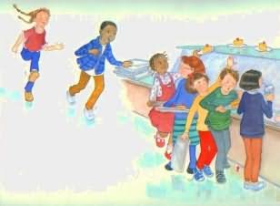 the lunch line